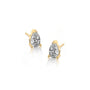 Stylish and radiant  the Lian 涟 Pear Cut Diamond Stud Earrings bring beauty to every look.