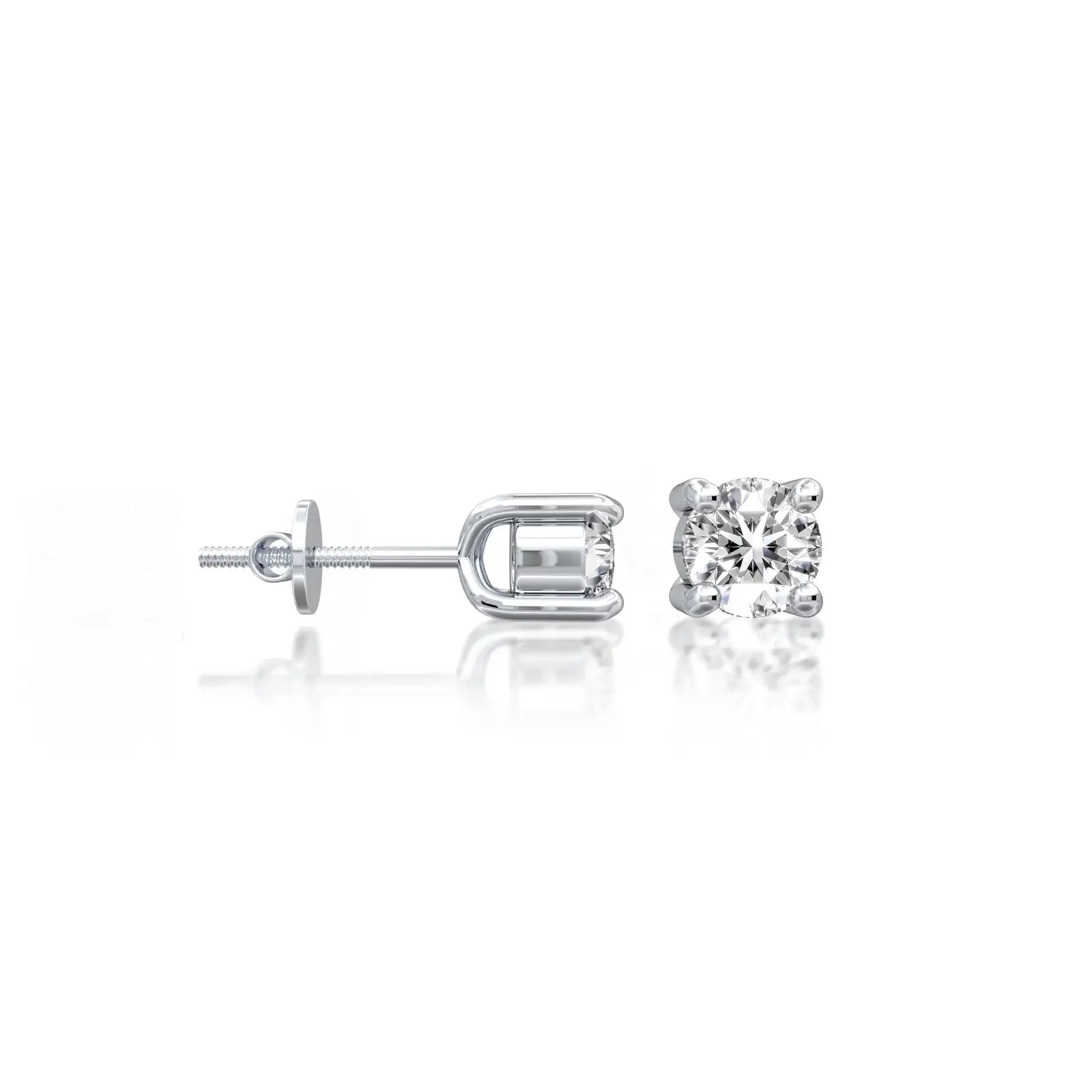 Fortune Jewelry's Heng 恒 diamond studs a trendy office-wear favorite for stylish, confident women.