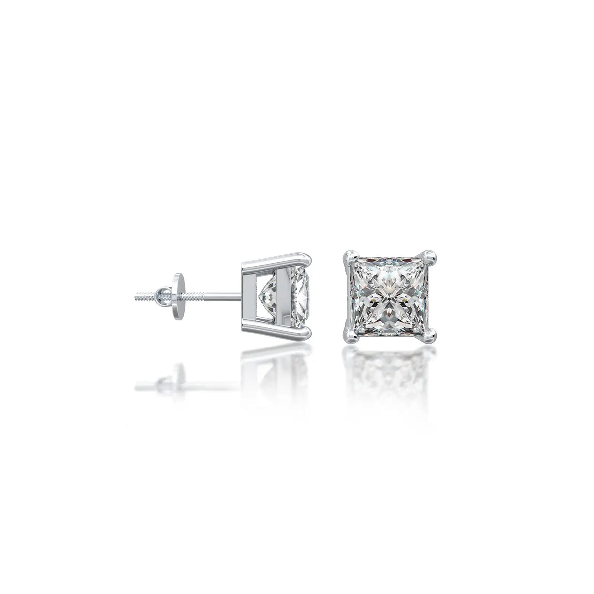 Fortune Jewellery Diamond Studs with Chinese Screw Back