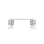 Trending Fabulous Dan Oval Diamond Solitaire Stud Earrings for everyday queen sparkle by Fortune Jewellery