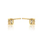 Queen-Level Bold Dan Oval Diamond Stud Earrings by Fortune Jewellery