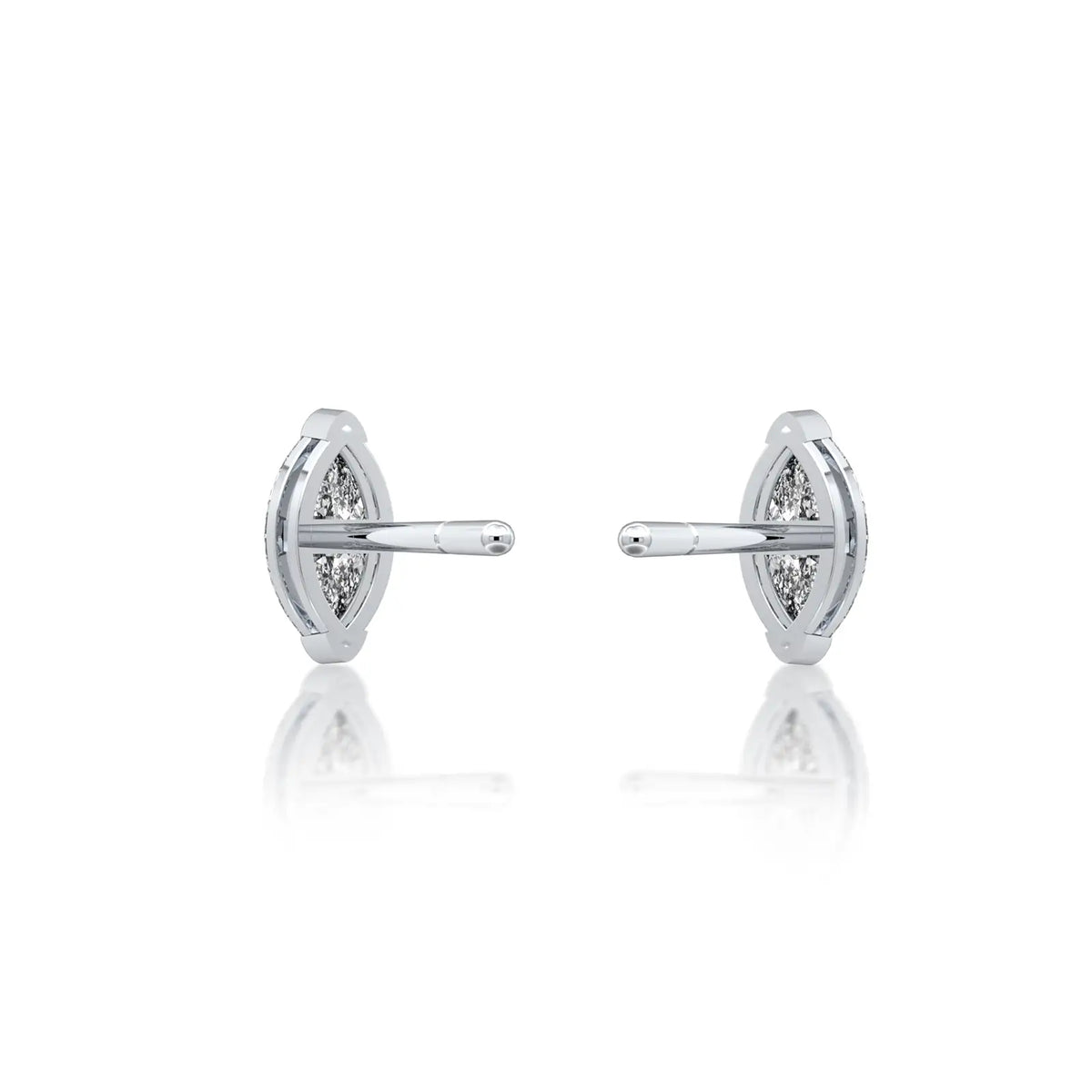 Xian Marquise Solitaire Studs-Delicate elegance for everyday queens by Fortune Jewellery