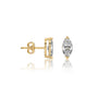 Xian Marquise Solitaire Studs – Beautiful sparkle for the modern queen by Fortune Jewellery