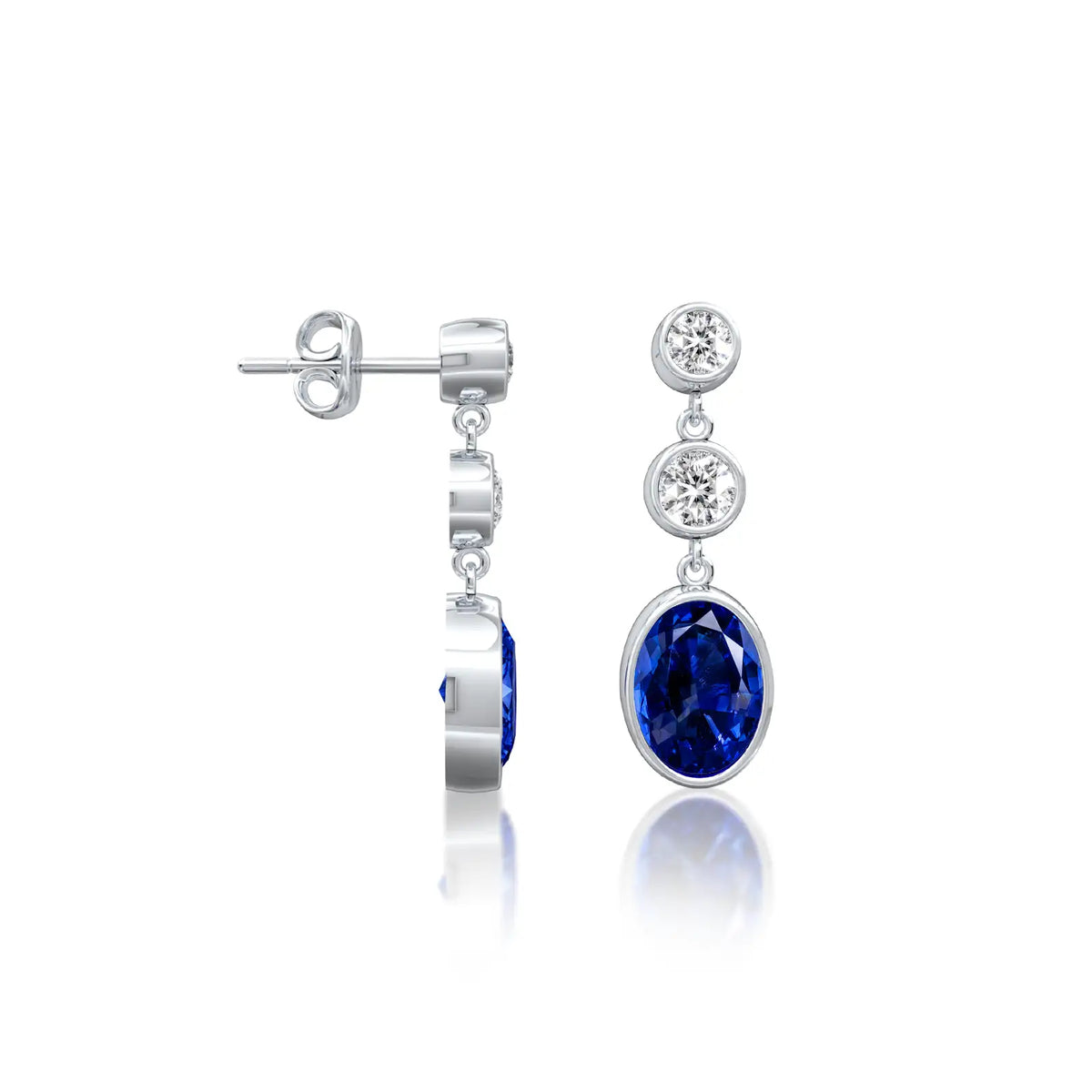 Lan Tiered Drop Earrings – Graceful glow for party wear by Fortune Jewellery