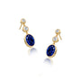 Lan Sapphire Tiered Drop Earrings-Elegant fabulous shine for special occasions by Fortune Jewellery