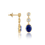 Lan Tiered Earrings with Screw Back,Graceful secure shine by Fortune Jewellery
