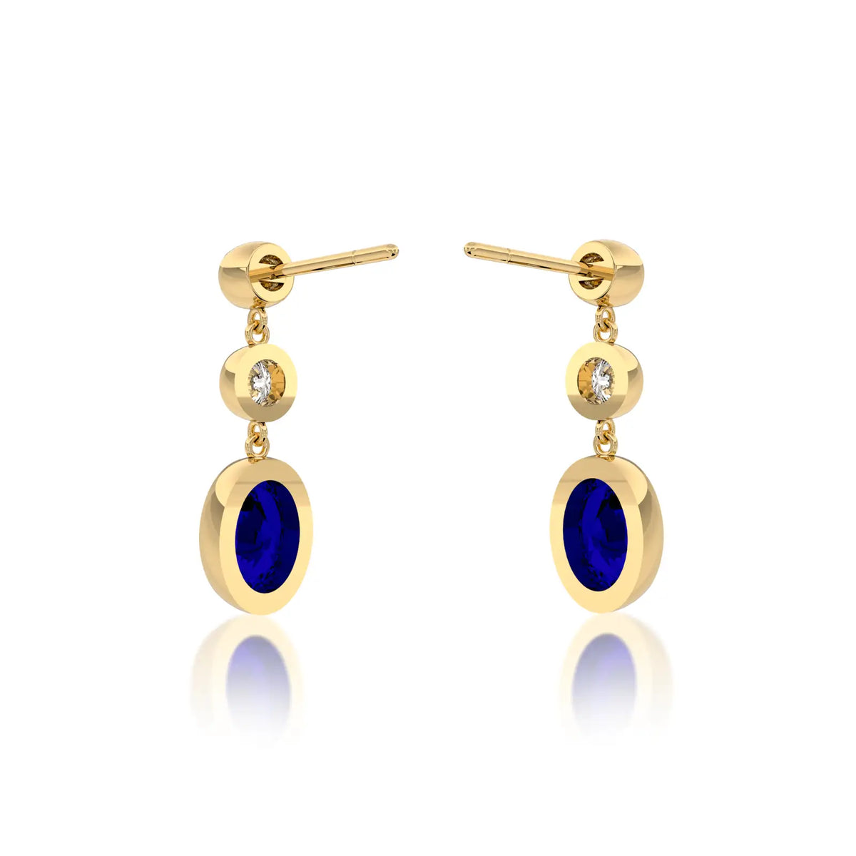 Lan Oval Tiered Drop–Stunning glow for everyday queens by Fortune Jewellery