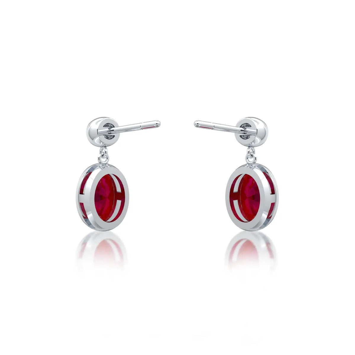 Hong Ruby Drop Earrings-Timeless elegance for the modern woman by Fortune Jewellery