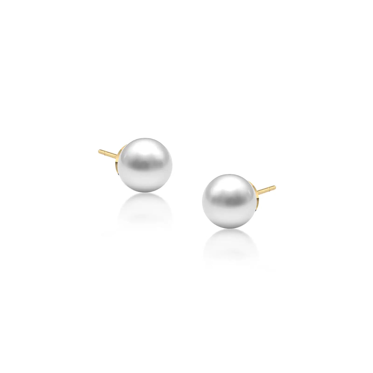 Zhen Pearl Solitaire Studs-Fabulous shine for confident queens by Fortune Jewellery