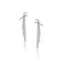 Jie 解 convertible chain drop stud earrings