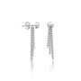 Fortune jie 解 convertible chain drop stud earrings