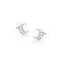 Yue Moon Diamond Earrings-Bold sparkle for confident women by Fortune Jewellery