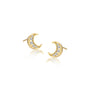 Yue Moon Stud Earrings-Whimsical elegance for the modern woman by Fortune Jewellery