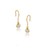 Rui Bezel Hook Earrings-Fabulous sparkle fit for a queen by Fortune Jewellery