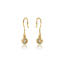 Rui French Hook Diamond Earrings-Secure daily elegance by Fortune Jewellery