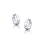 Tapered high polish chubby hoop earrings