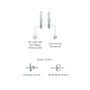 Tunnel hoop diamond earrings descriptive image