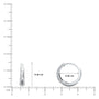 Stardust trail diamond drop earrings scale image