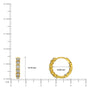 Forever hearts hoop diamond earrings scale image