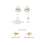 Descriptive image of june birthstone mother of pearl earrings 