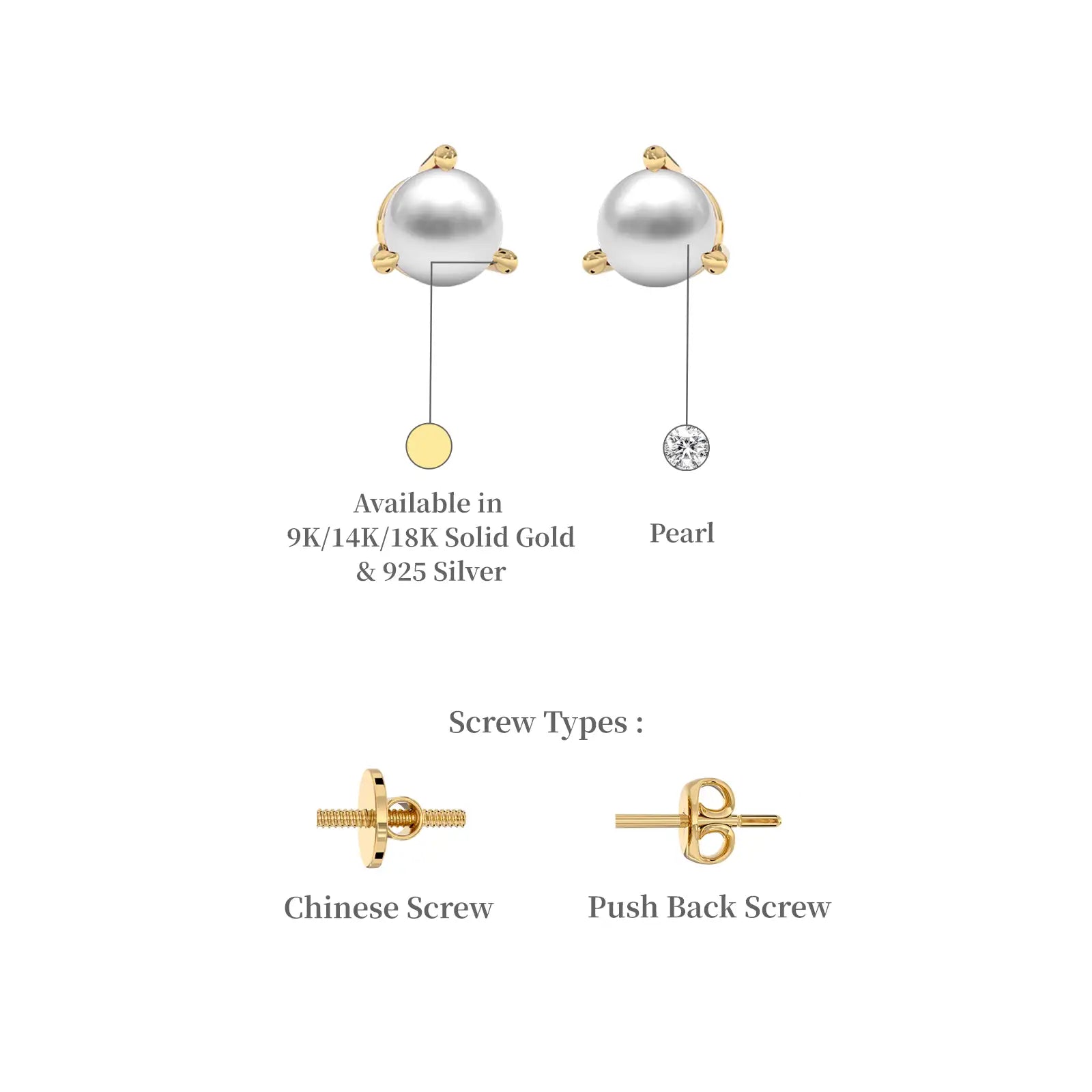 Descriptive image of june birthstone mother of pearl earrings 