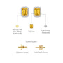 Yellow gold descriptive details of november birthstone citrine earrings with diamonds
