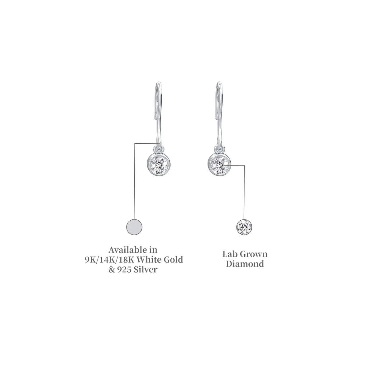 Descriptive image of rui french hook studs-fabulous shine for confident queens 