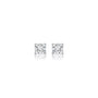1ct Cushion-Cut Lab Diamond Solitaire Stud Earrings by Fortune Jewellery