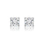 10ct Cushion-Cut Lab Diamond Solitaire Stud Earrings by Fortune Jewellery