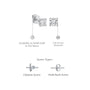 Details of 4ct Cushion-Cut Lab Diamond Solitaire Stud Earrings by Fortune Jewellery
