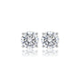 8 Ct Round Cut Diamond Solitaire Earrings for women by Fortune Jewellery