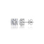 Luxurious 10 Ct Round Cut Lab Grown Diamond Solitaire Earrings by Fortune Jewellery