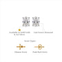Chic 1 Ct Oval Cut Diamond Solitaire Earrings for modern styling by Fortune Jewellery