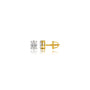 Refined 2 Ct Oval Cut Lab Grown Diamond Solitaire Earrings by Fortune Jewellery