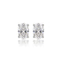 6 Ct Oval Cut Diamond Solitaire Earrings by Fortune Jewellery