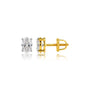 Magnificent 10 Ct Oval Cut Lab Grown Diamond Solitaire Earrings for women