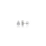 Delicate 1 Ct Pear Cut Lab Grown Diamond Solitaire Stud Earrings for women