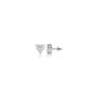 1 Ct Heart Cut Diamond Solitaire Stud Earrings by Fortune