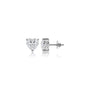 6 Ct Heart Cut Diamond Solitaire Stud Earrings by Fortune
