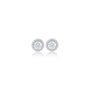 1.5 Ct Round Cut Diamond Halo Earrings for women by Fortune Jewellery