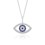 Guardian eye diamond pendant for office wear
