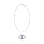Trendy guardian eye diamond pendant 