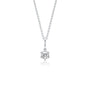 0.25 Ct classic solitaire diamond pendant for office wear