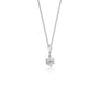 0.25 Ct classic solitaire diamond pendant valentine gift for women
