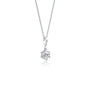 0.50 ct classic solitaire diamond pendant for office wear