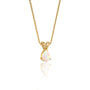 October birthstone classic opal drop pendant