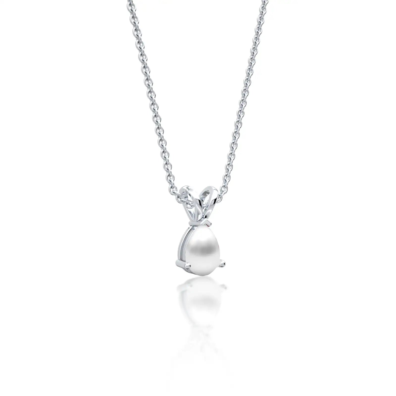 June birthstone classic mother of pearl drop pendant