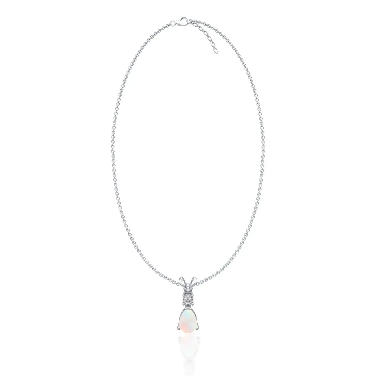 October Birthstone Opal Pendant