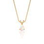 Fortune june birthstone classic mother of pearl drop pendant