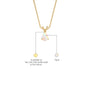 Classic October Birthstone Opal Drop Pendant by Fortune with material options.